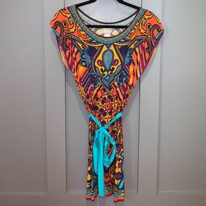 NWT Flying Tomato Vintage Boho Print Dress